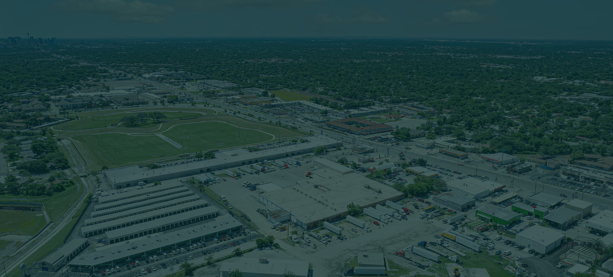 Industrial warehouse background